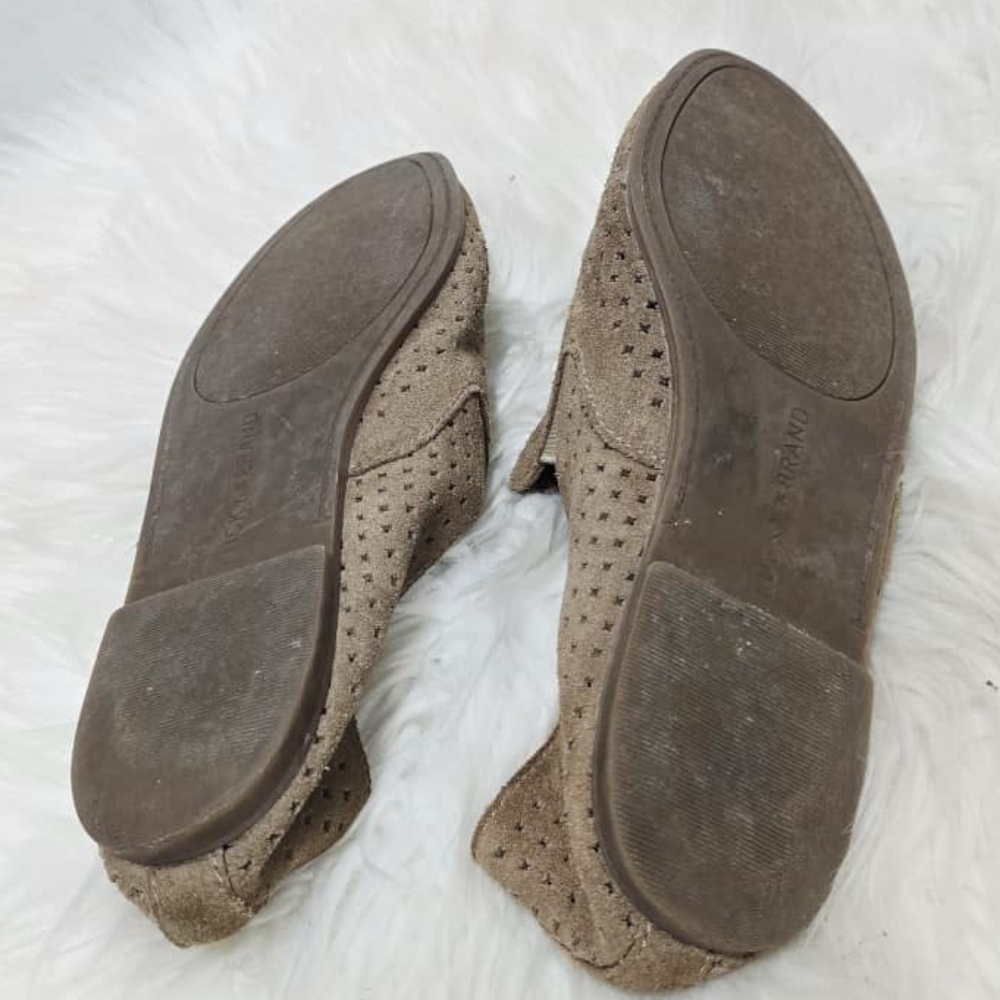 LUCKY BRAND CARTHY Flat Loafers Tan Taupe Women's Size 7.5 ✌️ - Picture 6 of 7